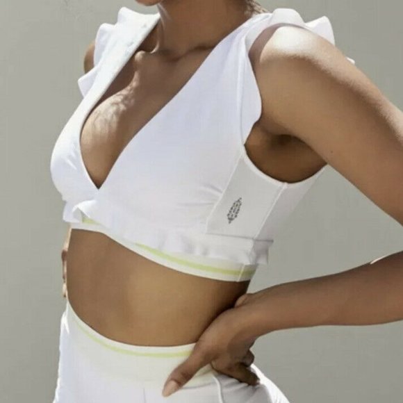 Free People Other - Free People Sanctuary Ruffle Sport Bra M (8-10)